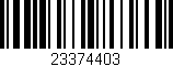 Código de barras (EAN, GTIN, SKU, ISBN): '23374403'