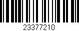 Código de barras (EAN, GTIN, SKU, ISBN): '23377210'