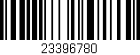Código de barras (EAN, GTIN, SKU, ISBN): '23396780'