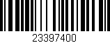 Código de barras (EAN, GTIN, SKU, ISBN): '23397400'