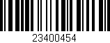 Código de barras (EAN, GTIN, SKU, ISBN): '23400454'