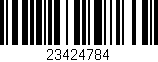 Código de barras (EAN, GTIN, SKU, ISBN): '23424784'
