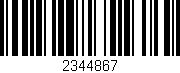 Código de barras (EAN, GTIN, SKU, ISBN): '2344867'