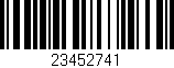 Código de barras (EAN, GTIN, SKU, ISBN): '23452741'