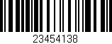 Código de barras (EAN, GTIN, SKU, ISBN): '23454138'