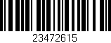 Código de barras (EAN, GTIN, SKU, ISBN): '23472615'