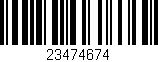 Código de barras (EAN, GTIN, SKU, ISBN): '23474674'
