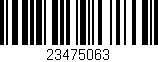 Código de barras (EAN, GTIN, SKU, ISBN): '23475063'