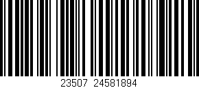 Código de barras (EAN, GTIN, SKU, ISBN): '23507|24581894'