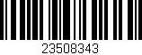 Código de barras (EAN, GTIN, SKU, ISBN): '23508343'