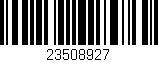Código de barras (EAN, GTIN, SKU, ISBN): '23508927'