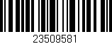 Código de barras (EAN, GTIN, SKU, ISBN): '23509581'