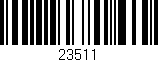 Código de barras (EAN, GTIN, SKU, ISBN): '23511'
