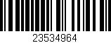 Código de barras (EAN, GTIN, SKU, ISBN): '23534964'