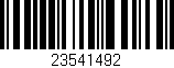 Código de barras (EAN, GTIN, SKU, ISBN): '23541492'