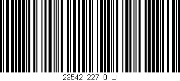 Código de barras (EAN, GTIN, SKU, ISBN): '23542_227_0_U'