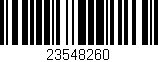 Código de barras (EAN, GTIN, SKU, ISBN): '23548260'