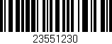 Código de barras (EAN, GTIN, SKU, ISBN): '23551230'