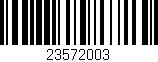 Código de barras (EAN, GTIN, SKU, ISBN): '23572003'