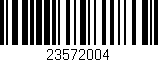 Código de barras (EAN, GTIN, SKU, ISBN): '23572004'