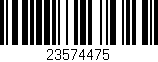 Código de barras (EAN, GTIN, SKU, ISBN): '23574475'