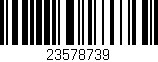 Código de barras (EAN, GTIN, SKU, ISBN): '23578739'
