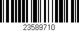 Código de barras (EAN, GTIN, SKU, ISBN): '23589710'