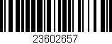 Código de barras (EAN, GTIN, SKU, ISBN): '23602657'