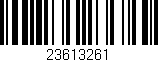 Código de barras (EAN, GTIN, SKU, ISBN): '23613261'