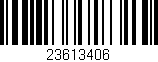 Código de barras (EAN, GTIN, SKU, ISBN): '23613406'