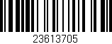 Código de barras (EAN, GTIN, SKU, ISBN): '23613705'