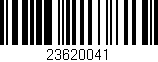 Código de barras (EAN, GTIN, SKU, ISBN): '23620041'