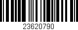 Código de barras (EAN, GTIN, SKU, ISBN): '23620790'