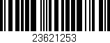 Código de barras (EAN, GTIN, SKU, ISBN): '23621253'