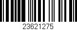Código de barras (EAN, GTIN, SKU, ISBN): '23621275'