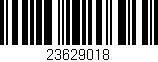 Código de barras (EAN, GTIN, SKU, ISBN): '23629018'