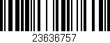 Código de barras (EAN, GTIN, SKU, ISBN): '23636757'