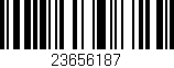 Código de barras (EAN, GTIN, SKU, ISBN): '23656187'