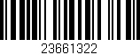 Código de barras (EAN, GTIN, SKU, ISBN): '23661322'