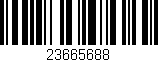 Código de barras (EAN, GTIN, SKU, ISBN): '23665688'