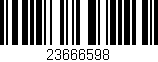 Código de barras (EAN, GTIN, SKU, ISBN): '23666598'