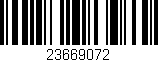 Código de barras (EAN, GTIN, SKU, ISBN): '23669072'