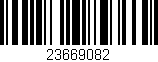 Código de barras (EAN, GTIN, SKU, ISBN): '23669082'