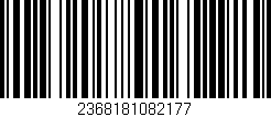 Código de barras (EAN, GTIN, SKU, ISBN): '2368181082177'
