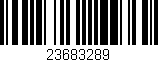 Código de barras (EAN, GTIN, SKU, ISBN): '23683289'