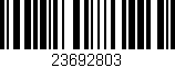 Código de barras (EAN, GTIN, SKU, ISBN): '23692803'