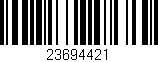 Código de barras (EAN, GTIN, SKU, ISBN): '23694421'