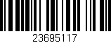 Código de barras (EAN, GTIN, SKU, ISBN): '23695117'