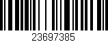 Código de barras (EAN, GTIN, SKU, ISBN): '23697385'