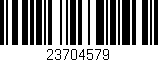 Código de barras (EAN, GTIN, SKU, ISBN): '23704579'